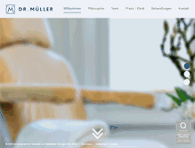 Tablet Screenshot of dr-mueller-hamburg.de